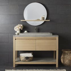 Solice solid oak vanity from Native Trails Solice solid oak vanity from Native Trails