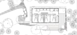 Floor plan for Le Littoral house Floor plan for Le Littoral house