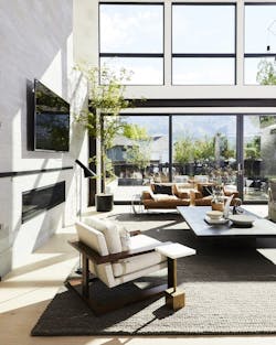 Red Stag Moderne family room Red Stag Moderne family room