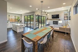 kitchen in prefabricated custom home kitchen in prefabricated custom home