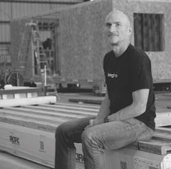 Steve Glenn on factory floor Steve Glenn on factory floor