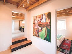 Hall with art Hall with art