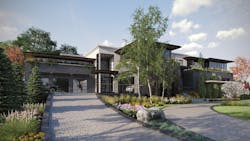 NEWLOOK Experience Home front exterior with elevated foundation NEWLOOK Experience Home front exterior with elevated foundation