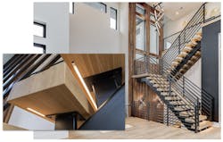 under stair lighting in a custom home in lake winnebago under stair lighting in a custom home in lake winnebago