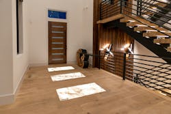 3000K Trulux Canvas LED sheets in a custom home 3000K Trulux Canvas LED sheets in a custom home