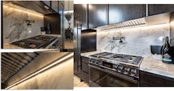 under-cabinet lighting in a kitchen in a custom home in lake winnebago under-cabinet lighting in a kitchen in a custom home in lake winnebago