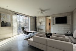 rammed earth home living room rammed earth home living room
