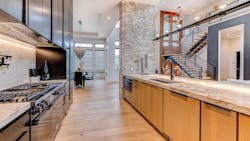 kitchen and interior lighting in a custom home kitchen and interior lighting in a custom home