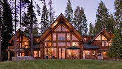 custom log cabin front exterior custom log cabin front exterior