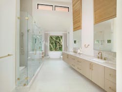 The Treehouse's interior bathroom shot The Treehouse's interior bathroom shot