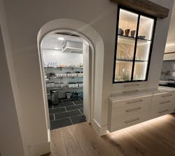 The RootCellar walk-in refrigerator is fully customizable to the kitchen it is placed in. The RootCellar walk-in refrigerator is fully customizable to the kitchen it is placed in.