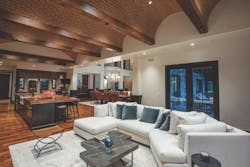 brick ceiling in open floor plan brick ceiling in open floor plan