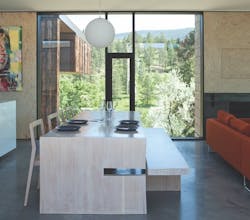custom notched kitchen island with high chairs and bench custom notched kitchen island with high chairs and bench