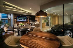 Another view of Car Bar interior and poker table Another view of Car Bar interior and poker table