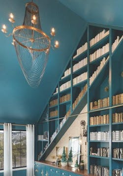 library wall separating home offices library wall separating home offices