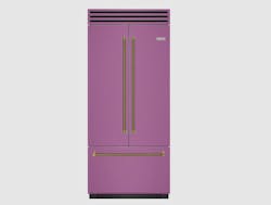Pink Bluestar french door refrigerator Pink Bluestar french door refrigerator