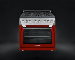 Red Forza 36-inch range Red Forza 36-inch range