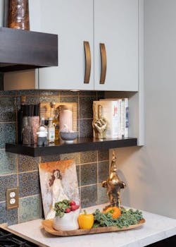 spices on messy kitchen station spices on messy kitchen station