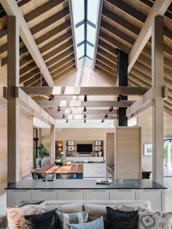 Skylight ridge in Texas vacation home Skylight ridge in Texas vacation home