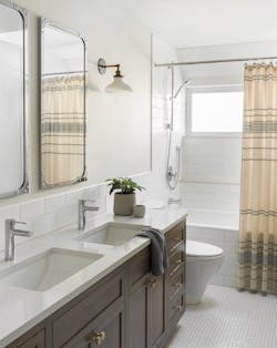 Bath, shower with double vanity Bath, shower with double vanity
