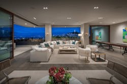 Skyline views in San Francisco luxury home Skyline views in San Francisco luxury home