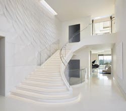 Curvilinear starway designed by Richard Landry Curvilinear starway designed by Richard Landry