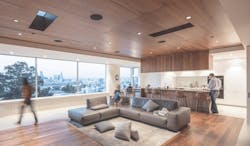 The kitchen and living space in a Potrero Hill home designed by Sidell Pakravan Architects The kitchen and living space in a Potrero Hill home designed by Sidell Pakravan Architects
