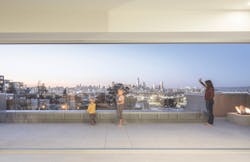 Breathtaking views from the outdoor living space of a Potrero Hill, Calif., home designed by Sidell Pakravan Architects Breathtaking views from the outdoor living space of a Potrero Hill, Calif., home designed by Sidell Pakravan Architects