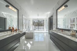 Lots of natural light in spa bathroom Lots of natural light in spa bathroom