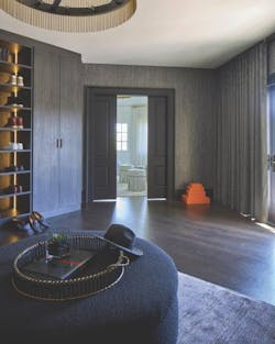 Pocket doors leading to master bedroom Pocket doors leading to master bedroom