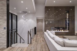 Hillside Paradise fireplace and great room Hillside Paradise fireplace and great room