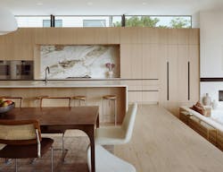 a kitchen with light wood a kitchen with light wood