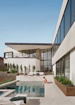 exterior of home with pool exterior of home with pool