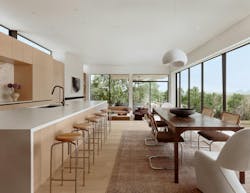 main room with kitchen, dining, and living main room with kitchen, dining, and living