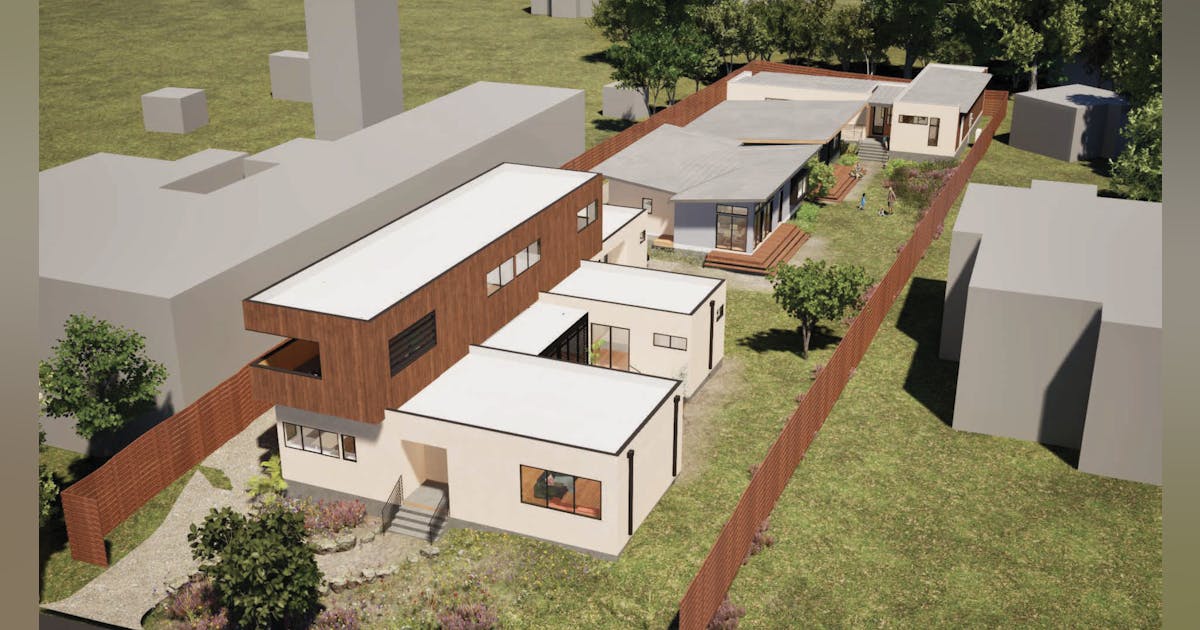 A Multigenerational and Multifamily Modular Compound | Custom Builder ...