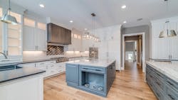 Newly remodeled kitchen that is aging-friendly for homeowners who want to age in place Newly remodeled kitchen that is aging-friendly for homeowners who want to age in place