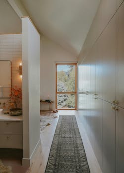 Hallway in Freja House with cabinets Hallway in Freja House with cabinets