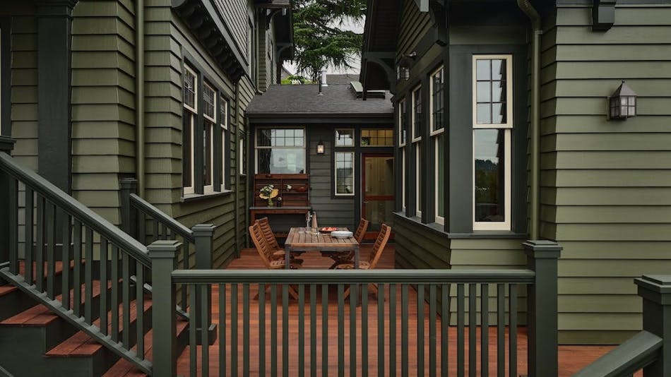 Exterior shot of Seattle Craftsman home Exterior shot of Seattle Craftsman home