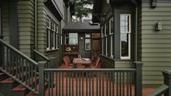 Exterior shot of Seattle Craftsman home Exterior shot of Seattle Craftsman home