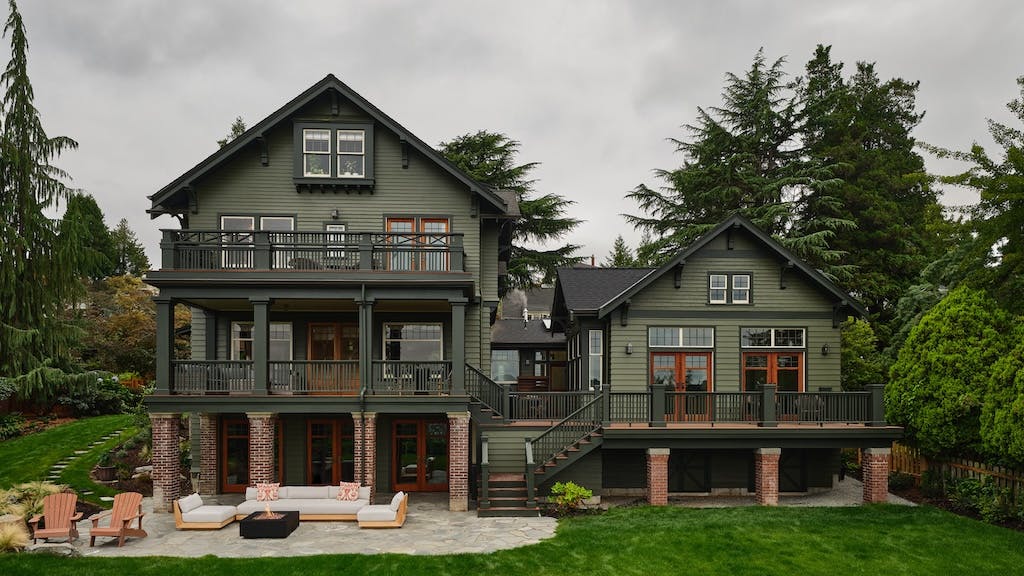 Exterior of Seattle Craftsman home