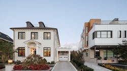 Prescott and Maximus exteriors | Narrow lot | Visbeen Architects Prescott and Maximus exteriors | Narrow lot | Visbeen Architects
