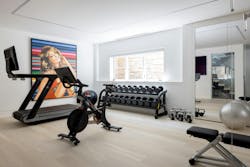 At-home gym in the Maximus At-home gym in the Maximus