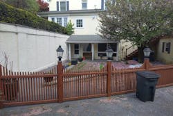 Before photo of yard Before photo of yard