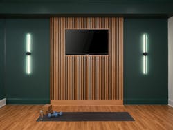 Wood-like flooring found throughout workout area Wood-like flooring found throughout workout area