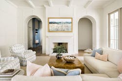 Living room in home built by Captex Construction Living room in home built by Captex Construction