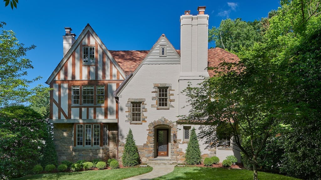 Tudor home exterior
