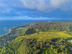 Aerial view of Paumalu Ranch in Hawaii Aerial view of Paumalu Ranch in Hawaii