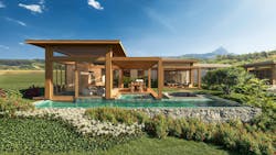 Rendering of a custom estate planned at Kukuiula, a private residential community on the island of Kauaii in Hawaii Rendering of a custom estate planned at Kukuiula, a private residential community on the island of Kauaii in Hawaii