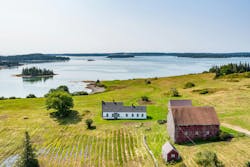 Aerial view of a coastal Maine property. Brokers like Joseph Sortwell partner with builders and engineers to help buyers assess land potential and envision custom build opportunities early in the process. Aerial view of a coastal Maine property. Brokers like Joseph Sortwell partner with builders and engineers to help buyers assess land potential and envision custom build opportunities early in the process.