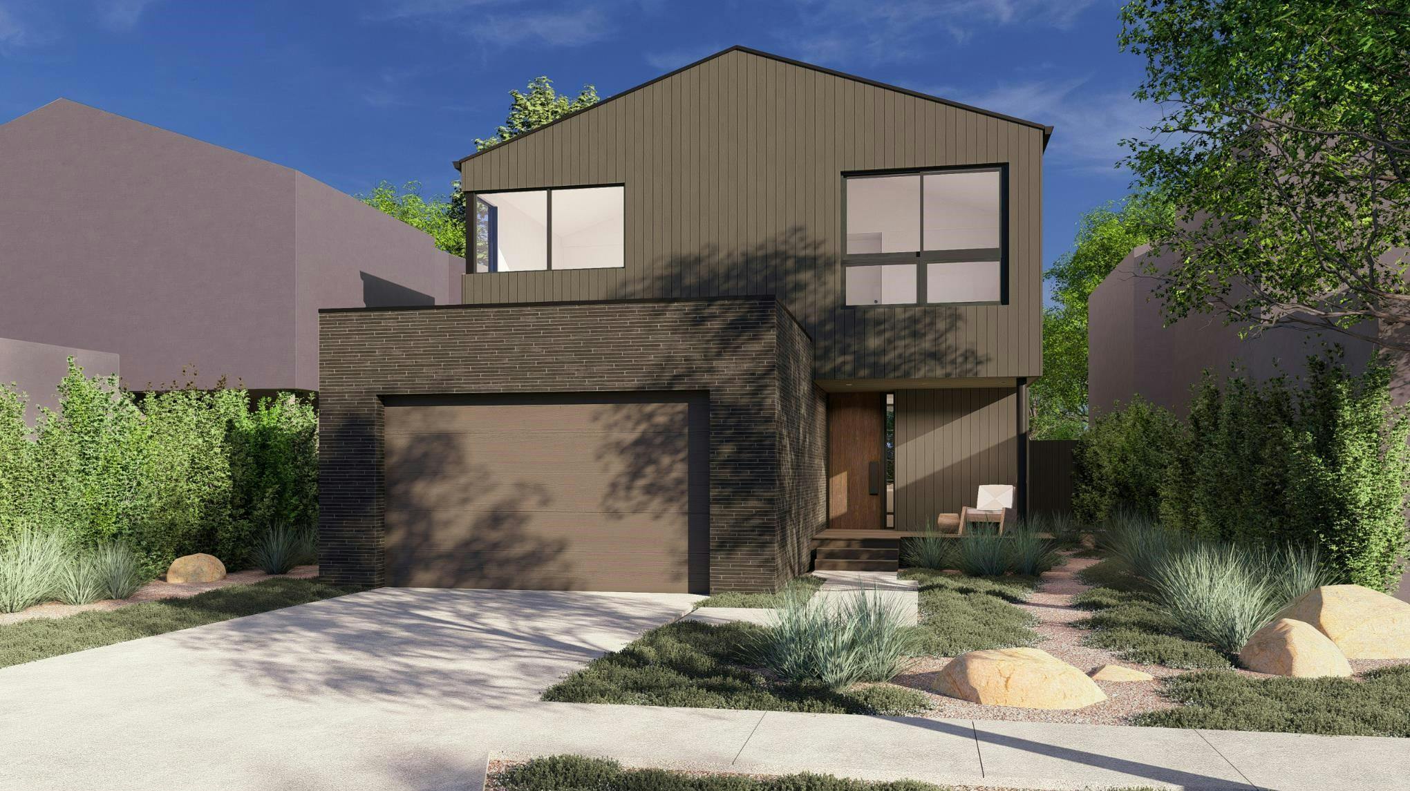 Marmol Radziner's Case Study 2.0 home concept, a comforting familiar concept of what home looks like